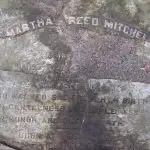 Martha Reed Mitchell is buried in the historic St. Nicholas cemetery.